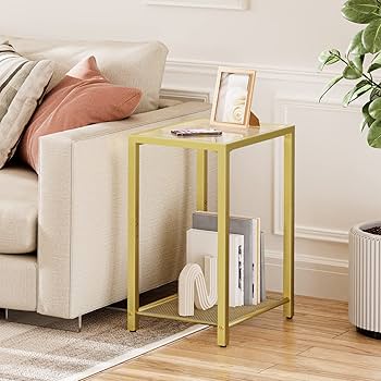 Amazon.com: HOOBRO Side Table, 2-Tier End Table, Nightstand